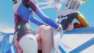 Overwatch D.va x Mercy FUTA
