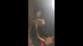 Cute asian teen slut and white teen friend fuck for periscope