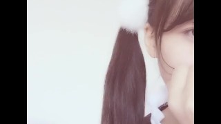 [蛋殼醬] 清純女僕裝自慰 萌屄高潮流白汁 A