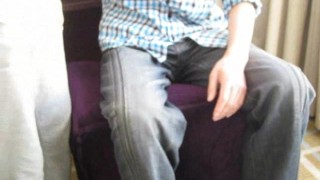 Chinese Teen OTK Bare Bottom Spanking