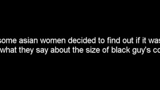 Asian women try black dick compilation