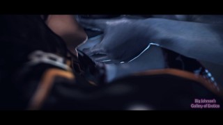 Mass Effect Futa: Zoey, Liara & Miranda Anal Threesome
