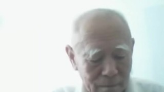 very old chinese couple chat