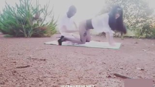 Chinese couple real sex in public