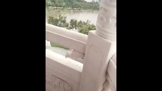Chinese foolish couple do sex in historical remains