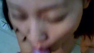 Chinese hooker cum swallow(姗姗吞精)
