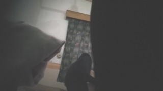 Chinese Village Hooker at Work – Black Dress