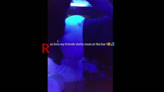 Ran Into My Friends Mom At The Bar! Damn She Was Horny!!!!