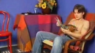 Old mom spanks him and then fucsk him