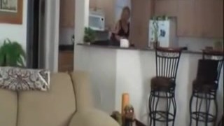 mom makes brother and step sister drop pants