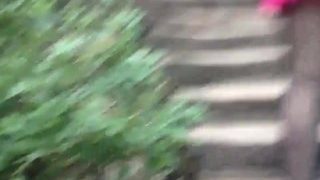 Chinese wife in public