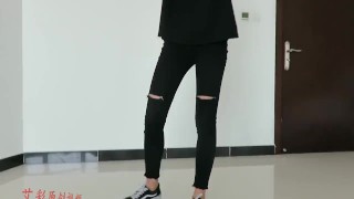 Chinese teen sneaker vans trample shoejob