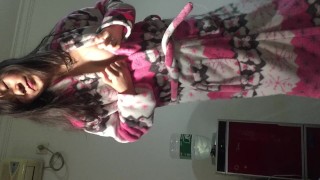 Chinese girlfriend pregnant dancing naked in china