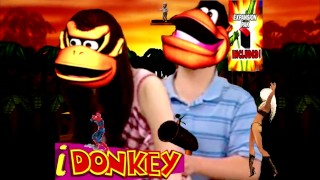 Donkey unloads his 64-inch coconut gun in iCarly’s expanded donghole