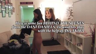 BTS Of Dani Daniels’ First Anal Toy Play