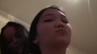 Reallesbianexposed asian dolls on a puss licking feast