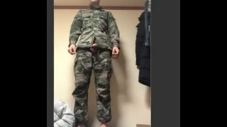 korean cam 발정군인남