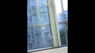 中国完具美少女情趣网袜窗口诱惑自慰15