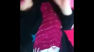 Cute Korean girl playing with herself