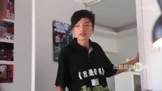 Chinese girl in interview, being force to take clothes off