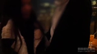 Horny chinese lady playing different style of sex with some guys