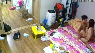 IP Hidden Cam 真实偷拍，女干男相当激烈