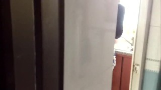 Fuck Chinese girl in kitchen living room&fuck around bigcock&hard position