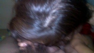 chinese girlfriend sucking my cock