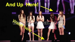 Young dancers crush bugs 女团表演无意识踩死虫子