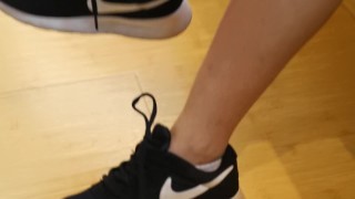 Chinese College Girl Socks and Bare Feet TK