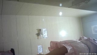 Chinese women caught pissing