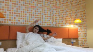 Chinese teen gf with gorgeous tits homemade