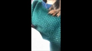 Chinese girl masturbate in sports car