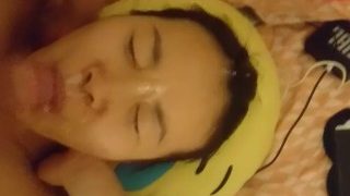 2nd cumshot and facial of the day