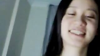 Chinese girl with big tits riding cock