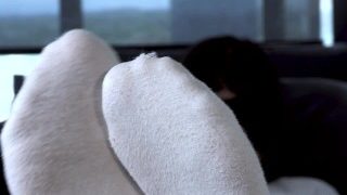 College Girl Student Chloe First Time Foot Worship