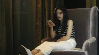 Bingbing chinese white pantyhose bondage-冰冰五花白丝