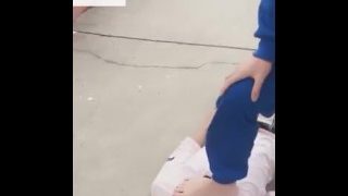 Chinese girl footdom man