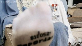 Chinese girl dirty socks pov