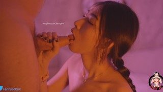 Fanny Ly / 李月如 – Skinny Asian offering passionate BlowJob to a Tinder date